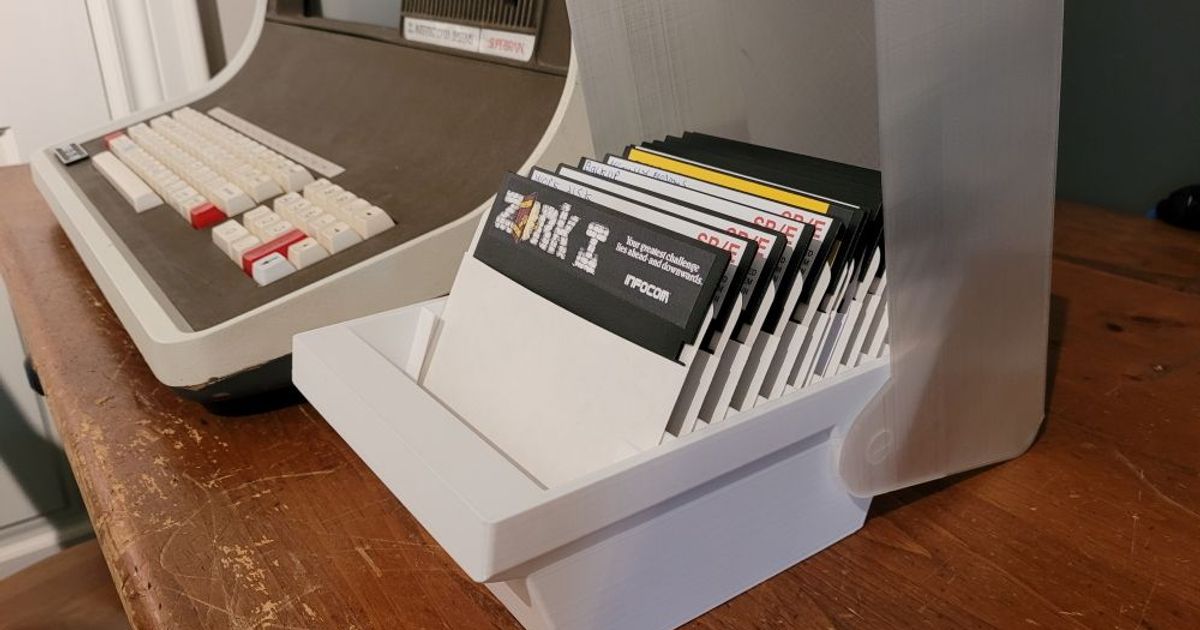 5.25" Floppy Disk Box by mrusse Download free STL model