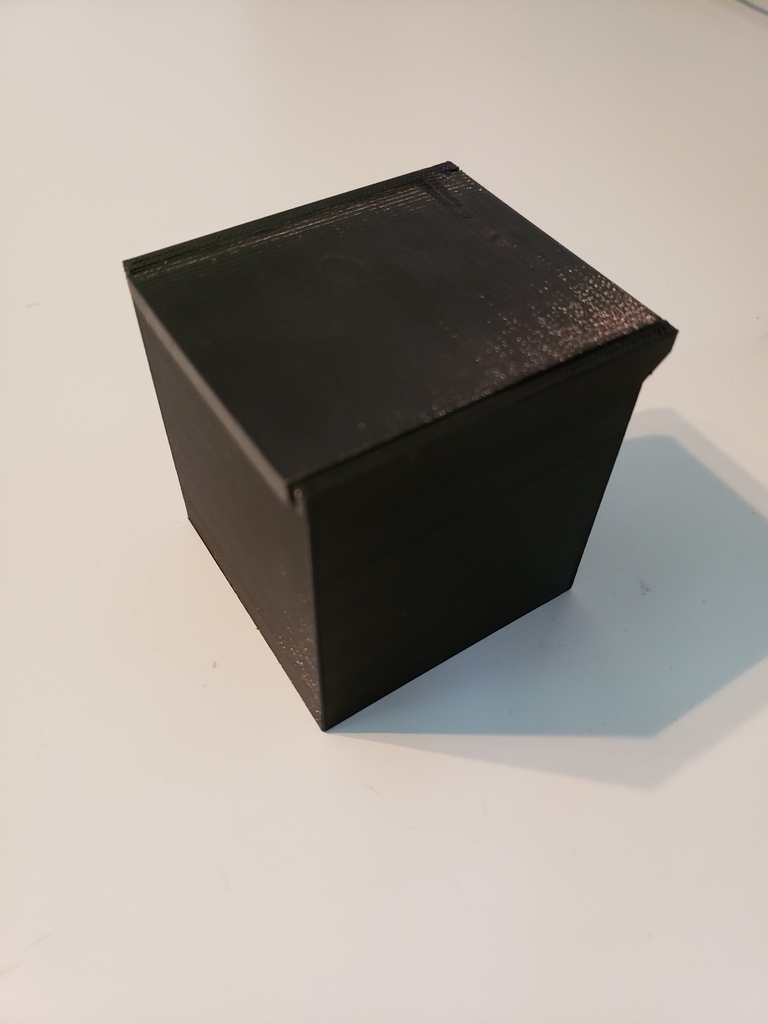 3x3 Rubik's Cube Box (Hinged Lid) by mrusse | Download free STL model ...
