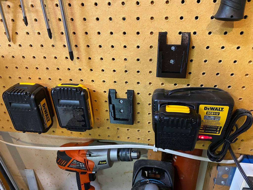 Dewalt Battery Hanger 3D model thumbnail