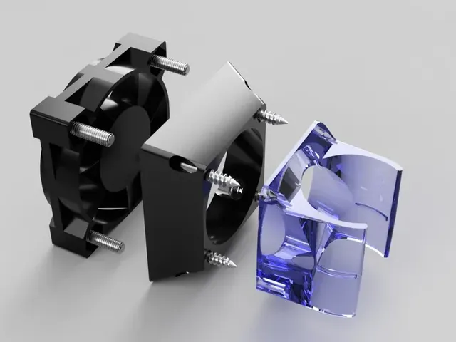 E3D 30mm to 40mm fan adapter