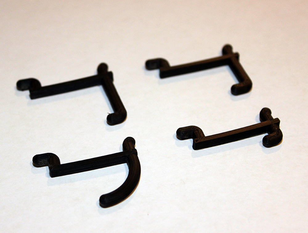 Miniatura 3 do modelo 3D Customizable Peg Board Hook