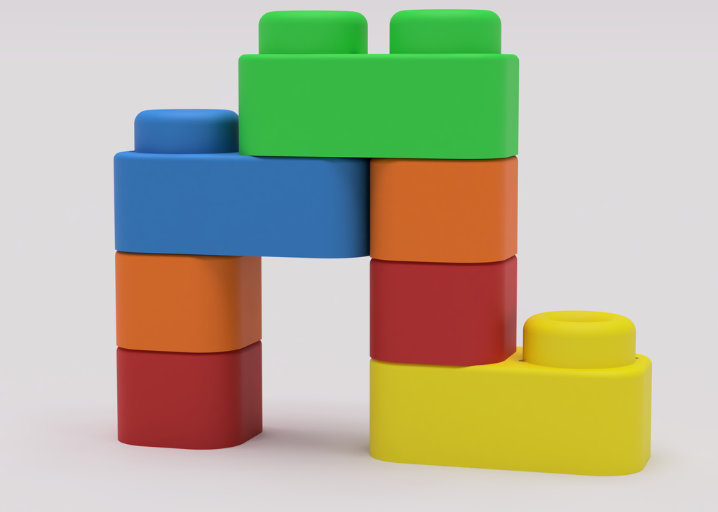 Soft Building Blocks for Kids – Compatible with Clemmy-Style Constructions (Includes Double Brick) — miniatura 2