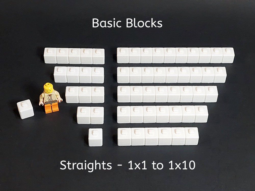 Temple Fortress Building Blocks -- Basic Blocks -- 19 Variations — miniatura 2