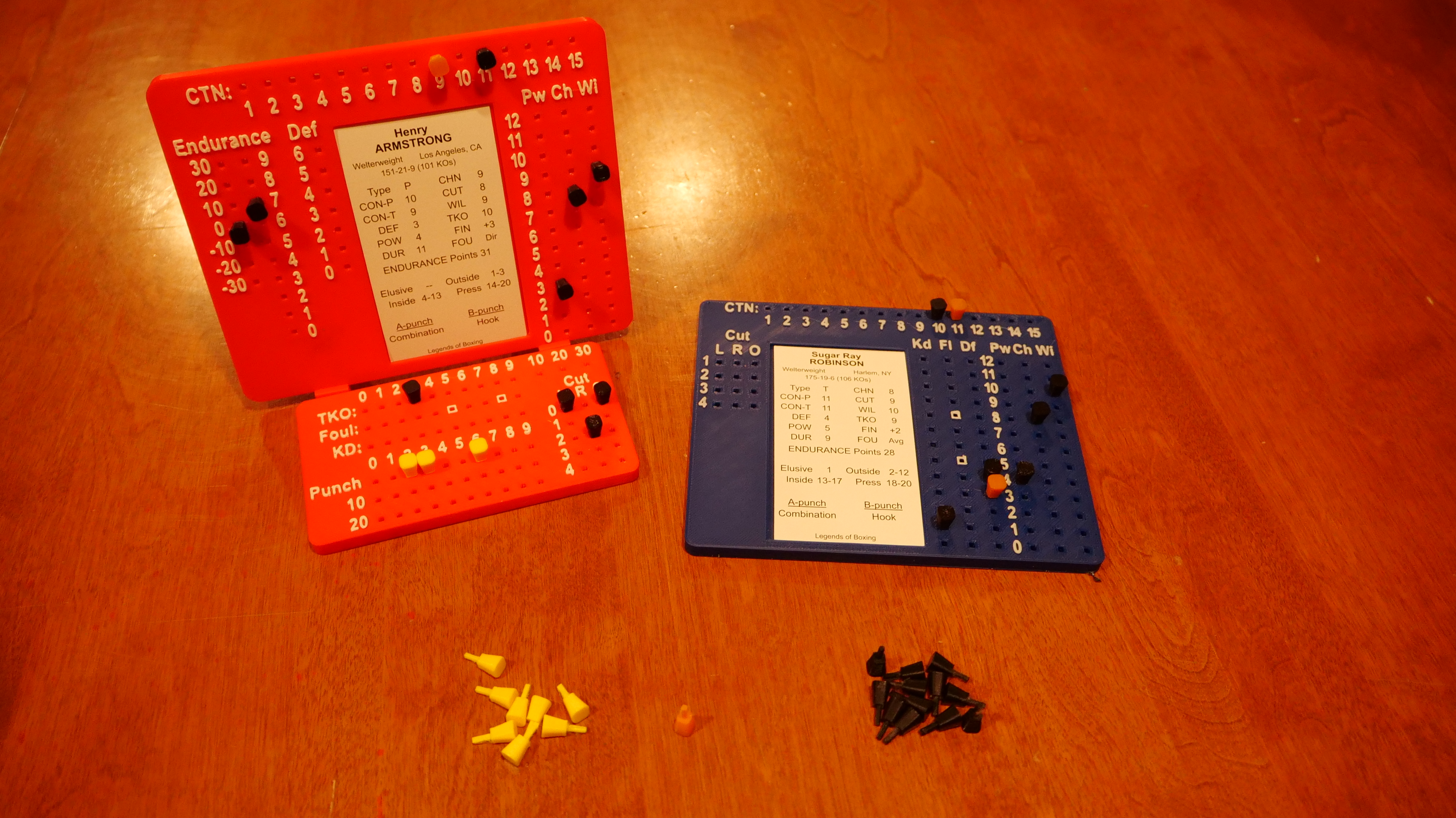 Legends of Boxing Pegboards