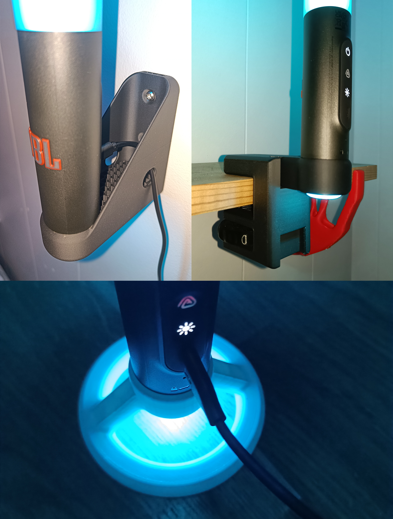JBL Partylight Stick mounts