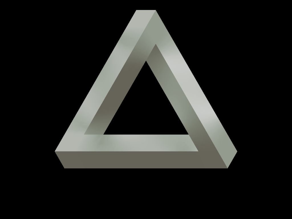 Penrose triangle like figure