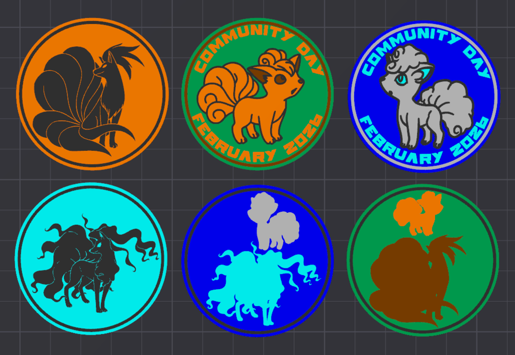 Pokemon Go Community Day #114 coin - Vulpix
