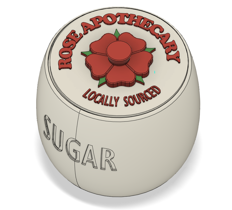 Rose Apothecary (Schitt's Creek) Tea and Sugar Set