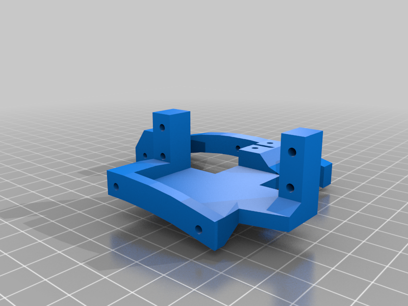 Scx10 ii Servo and Servo Winch Mount for Forward Trans Flip by