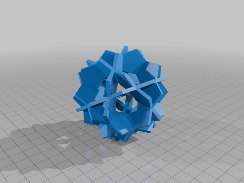 HOLDEN ICOSIDODECAHEDRAL NOLID 1