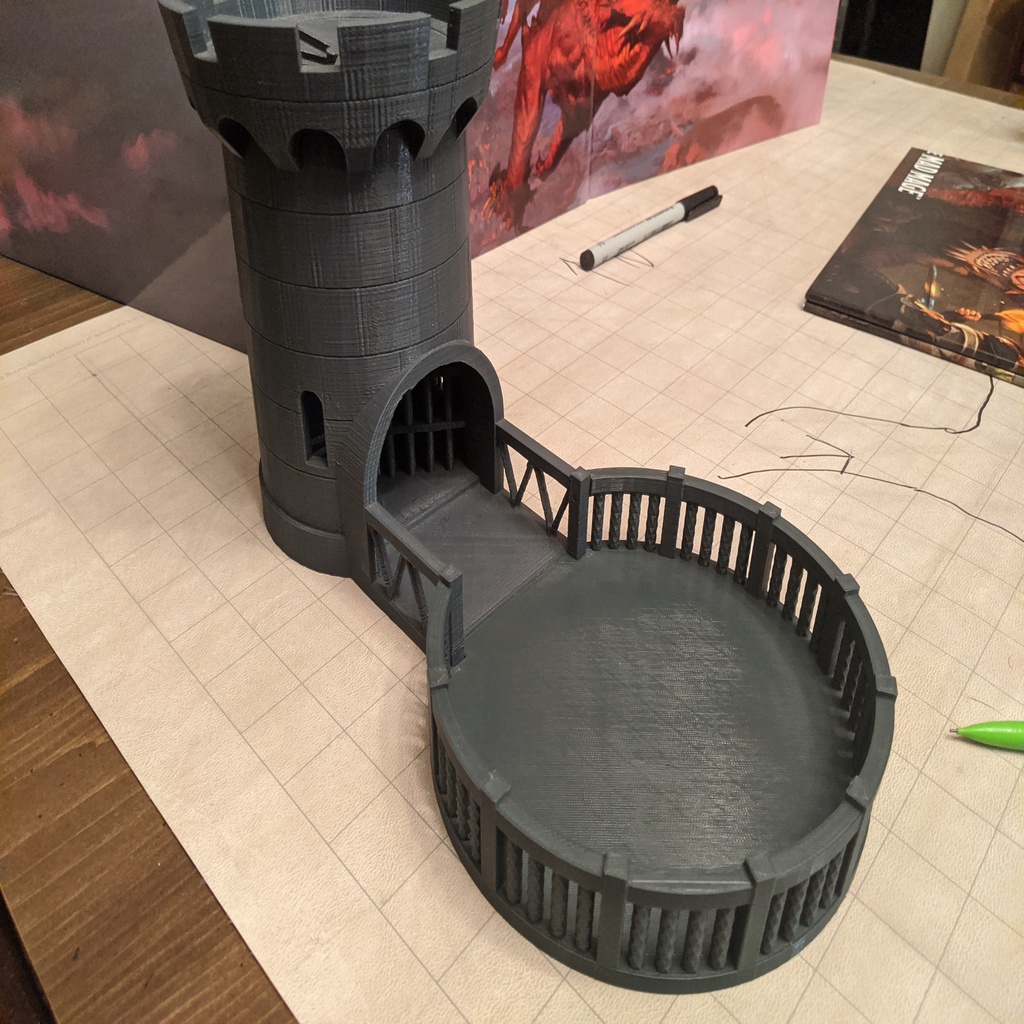 Catch Arena for Castle Dice Tower
