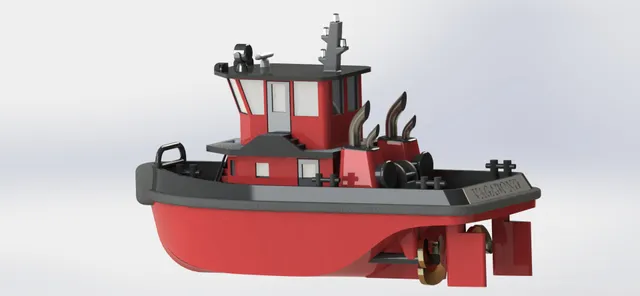 Harbor Tug "Vagabond", Display Model