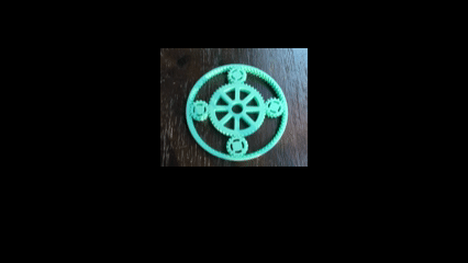 Double Helical Planetary Gear (Print in Place)