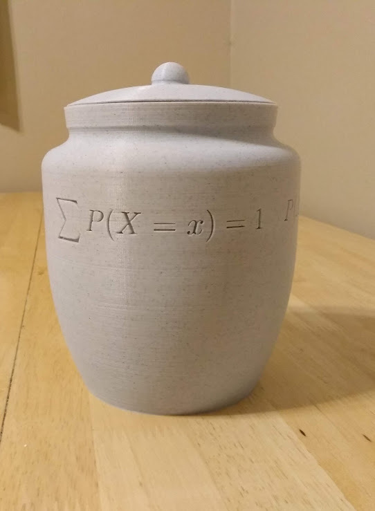 Miniatura 2 do modelo 3D Probability Urn