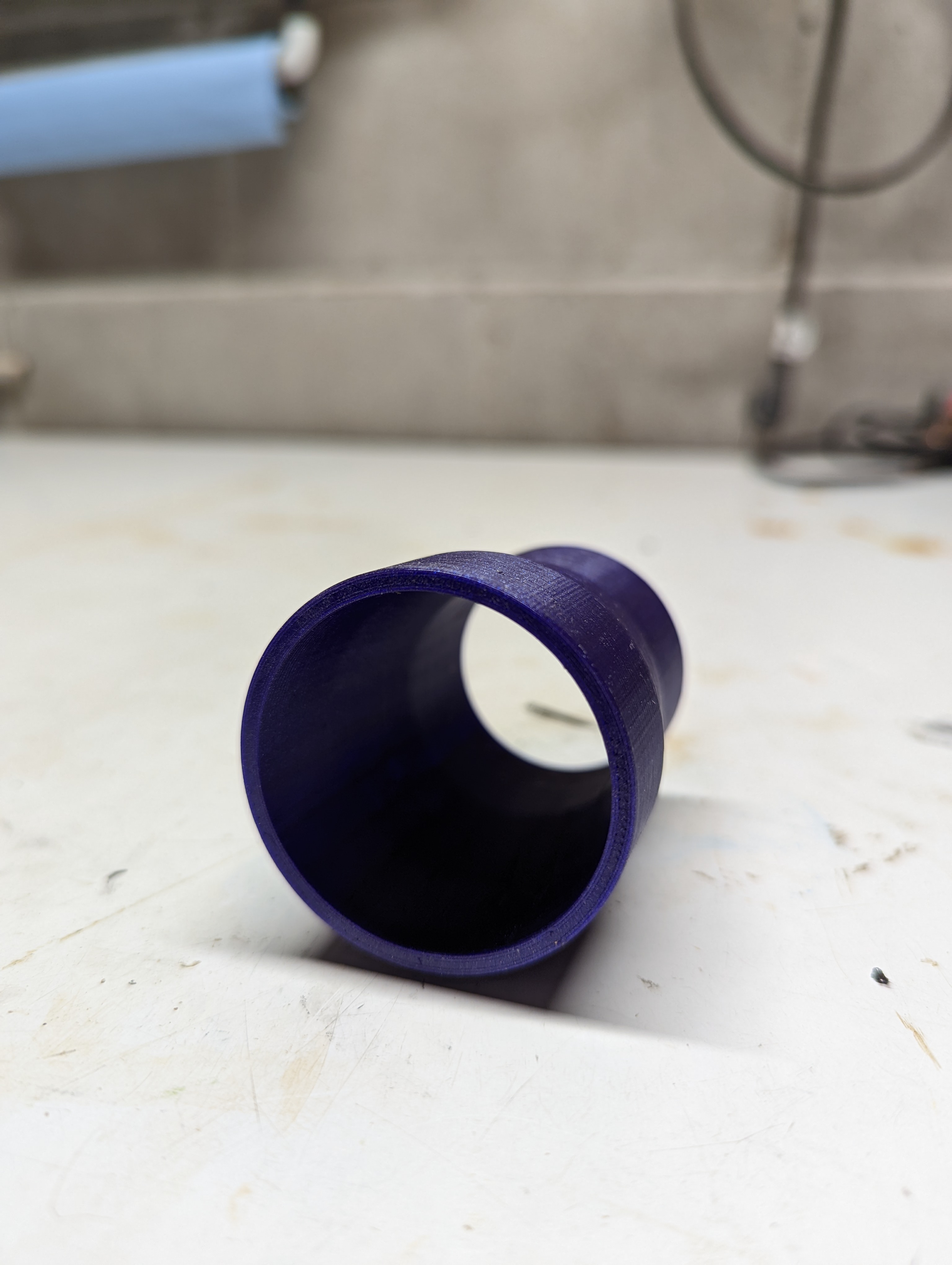 Miter saw dust collector adapter by bh10395 Download free STL model