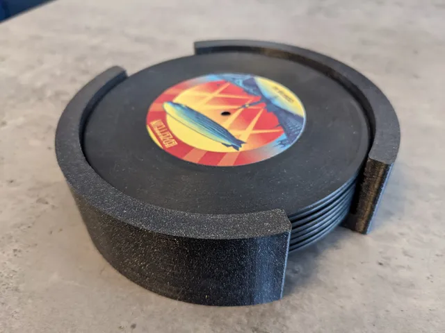 Mini-Vinyl Coasters Holder