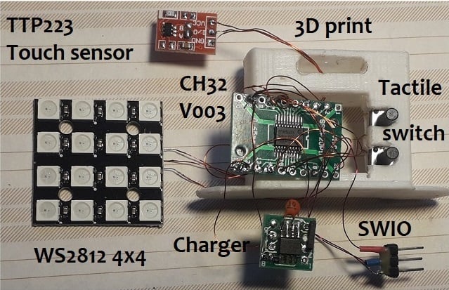 CH32V003 Matchbox Clock — miniatura 4