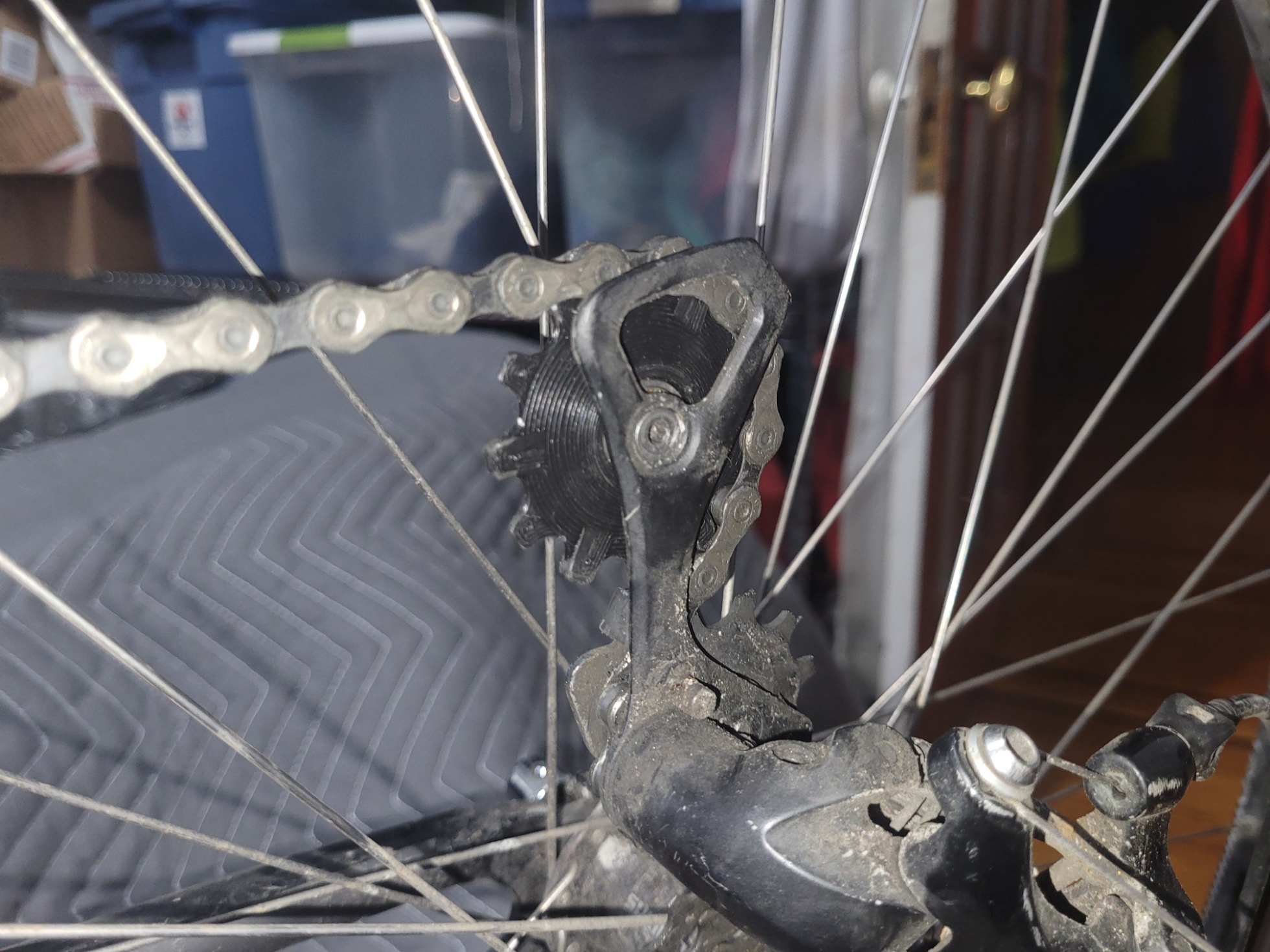 Ball bearing narrow-wide bicycle derailleur tensioner jockey wheel