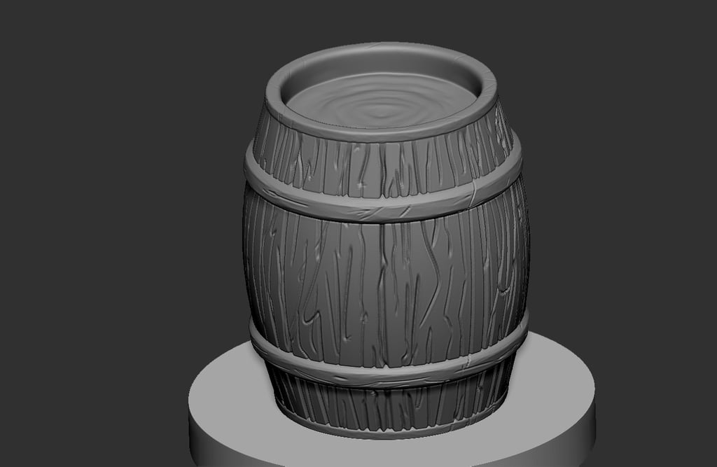 Filled barrel