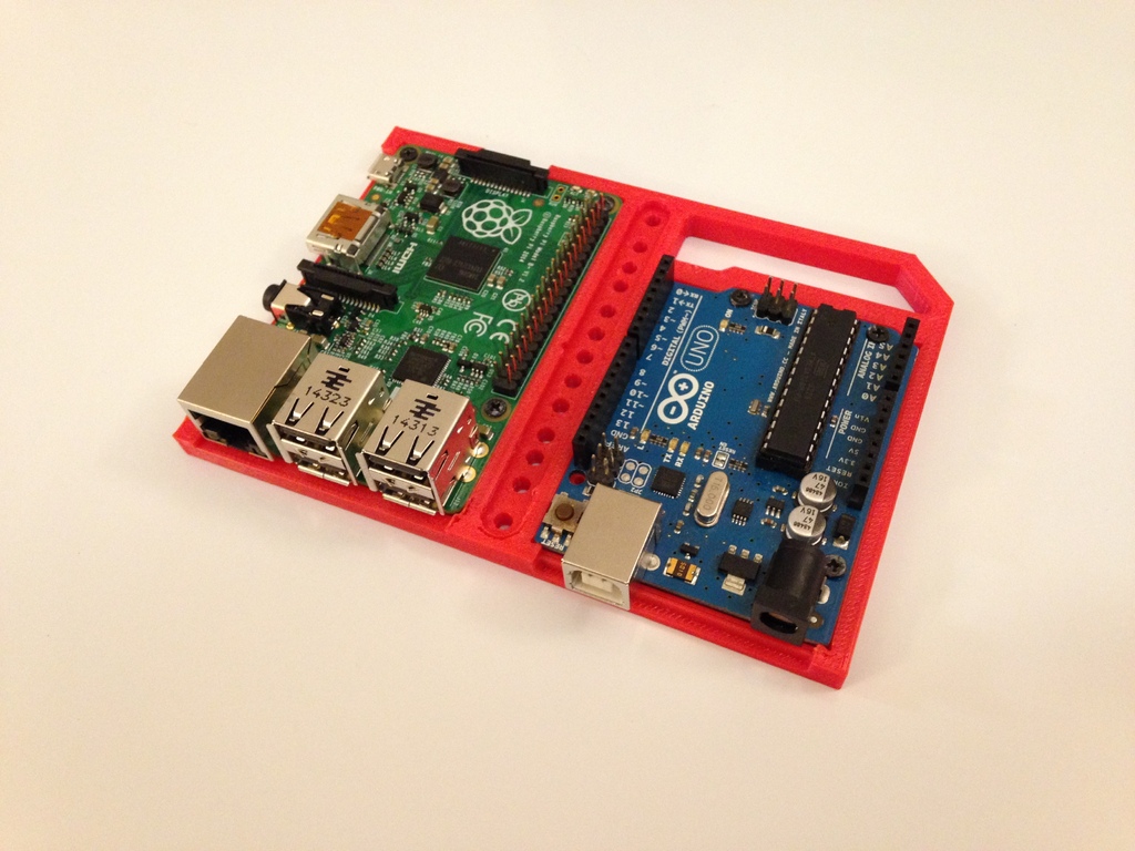 Arduino Raspberry Pi Mount by woodle | Download free STL model ...