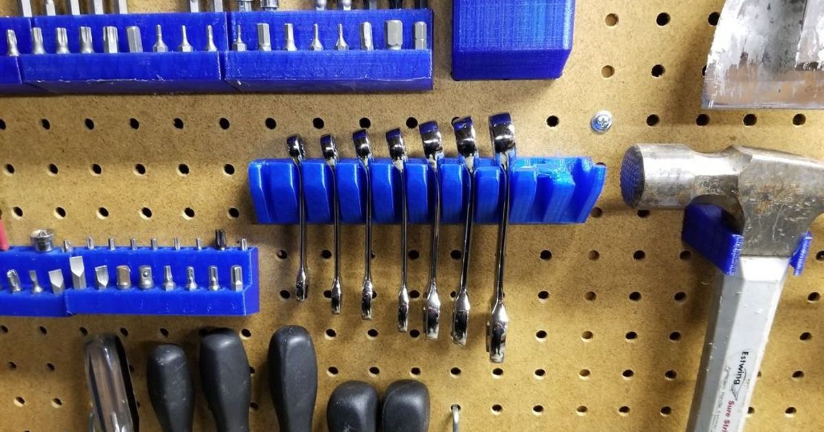 Pegboard Sharpie Holder by Rextruction, Download free STL model