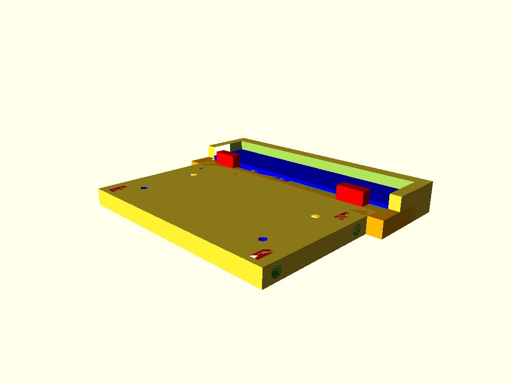 Miniatura 10 do modelo 3D Raspberry PI Zero Cluster Case
