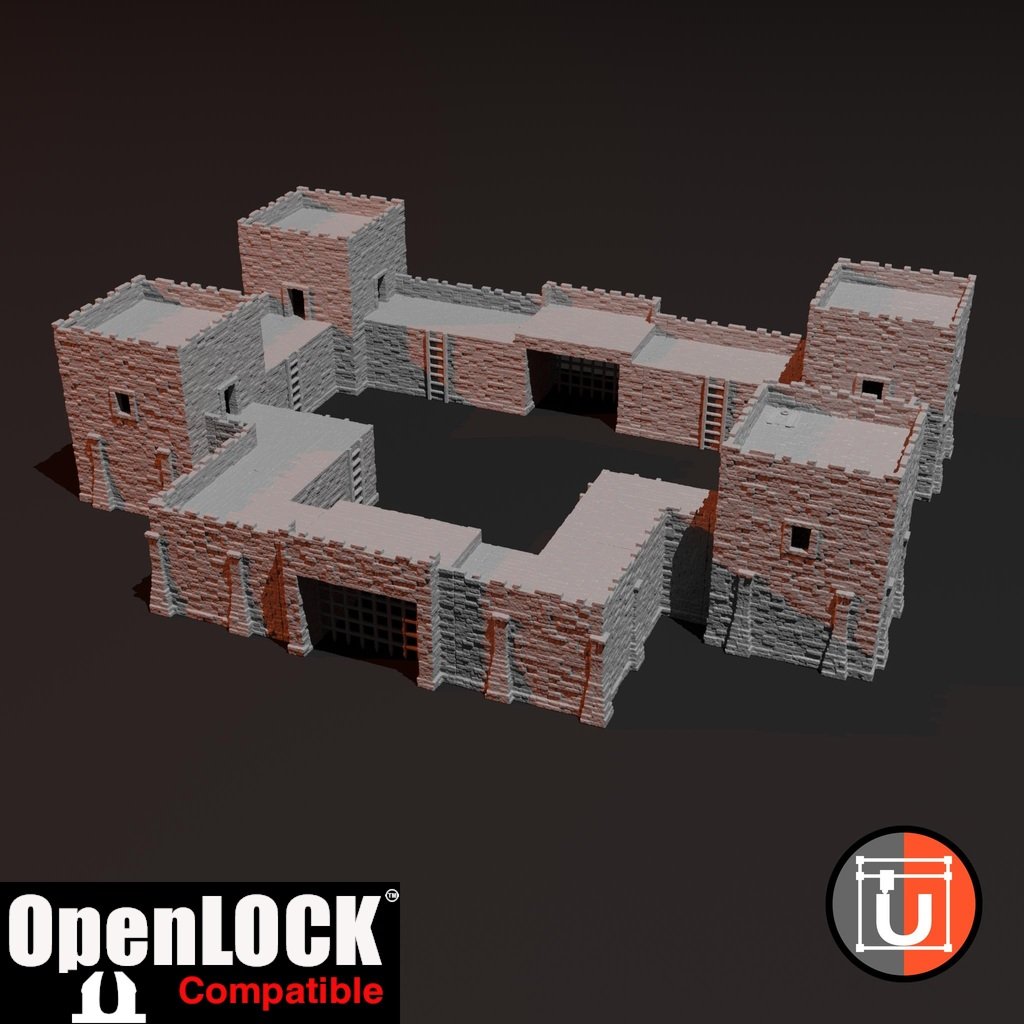 Modular Medieval Stone Castle - OpenLOCK