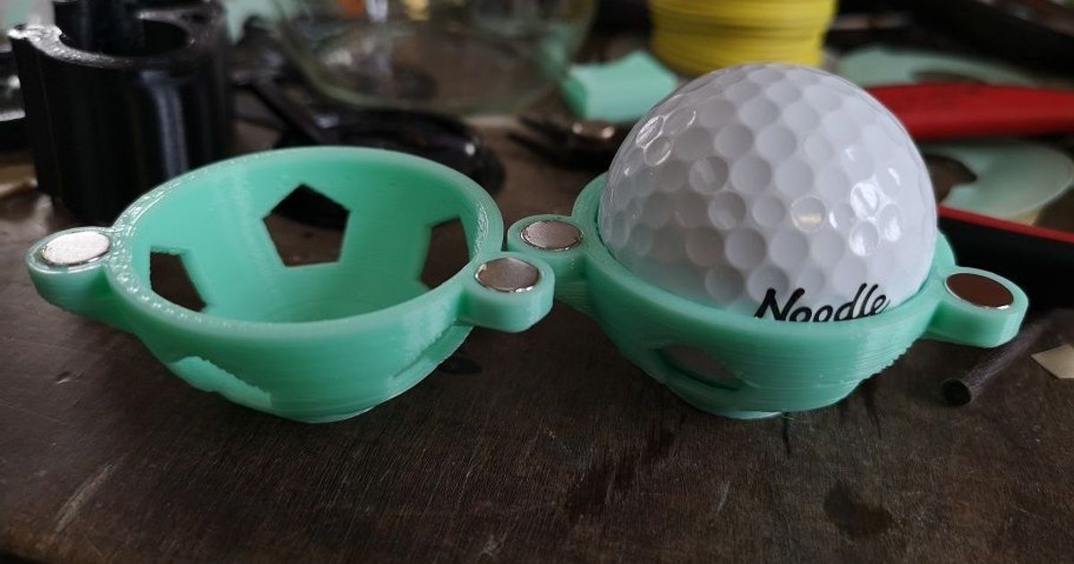 Golf Ball Soccer Marker Stencil by gexgecko Download free STL model