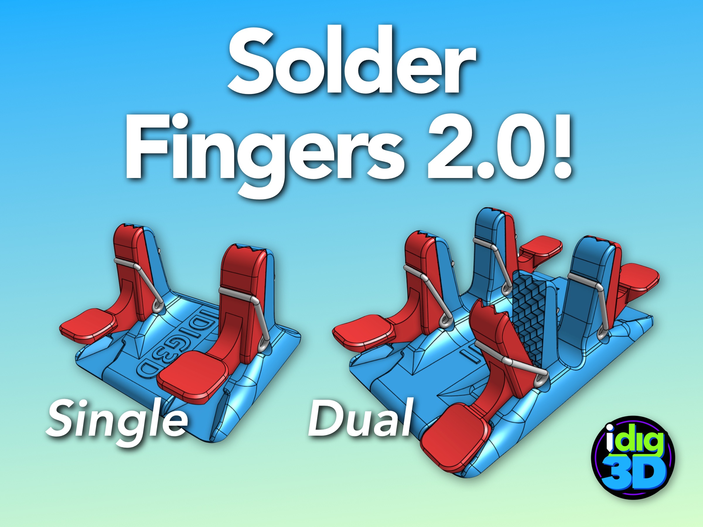 Solder Fingers 2.0 - soldering aid / helping hand