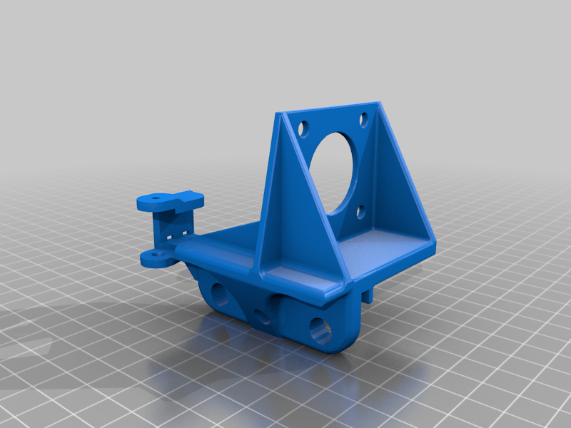 Direct Drive Mount (Drivinator) for BMG and Satsana on Aquila WITH Cable Chain Mount - thick remix