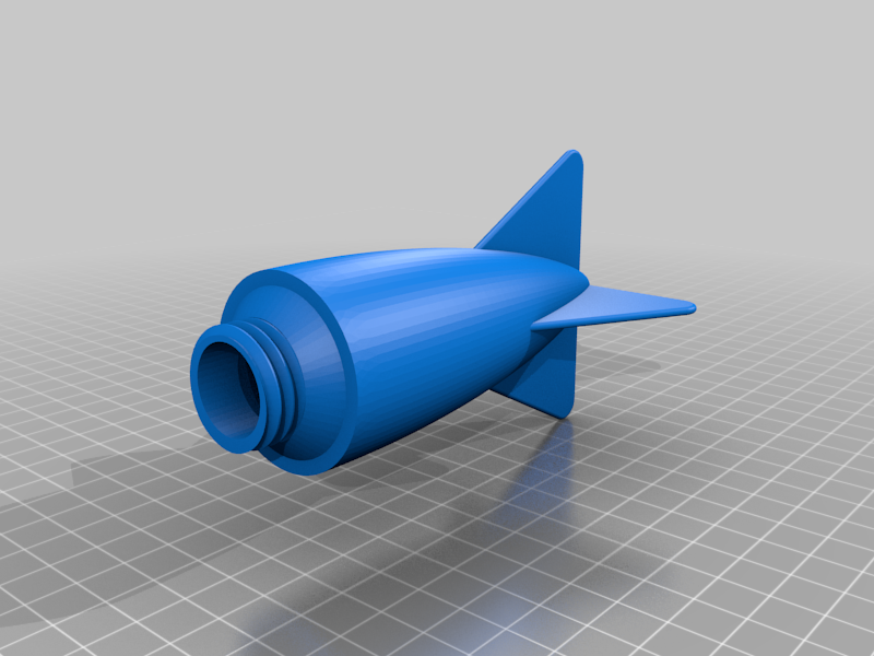 Miniatura 4 do modelo 3D Hollow Pool Torpedo