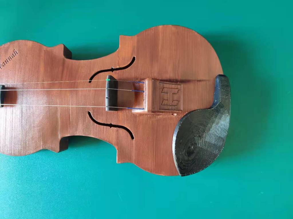 Hovalin violin chin rest (no support needed) by Download