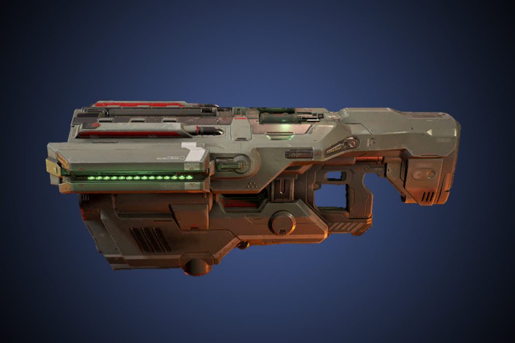 diorama doom BFG 3D model