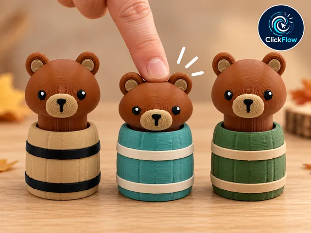 Sweet Bear in Barrel Clicker