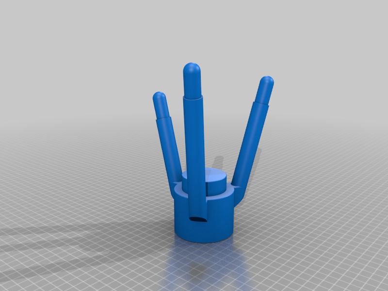 Miniatura 5 do modelo 3D Large brick flower