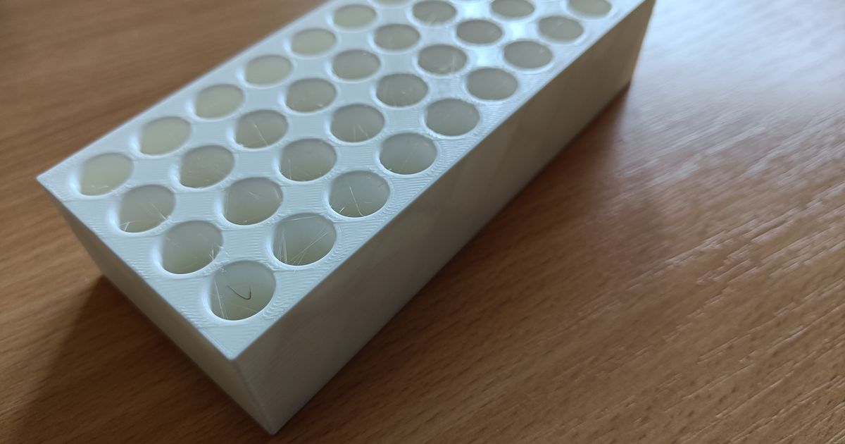 Eppendorf tube rack by Tomas Kral Download free STL model