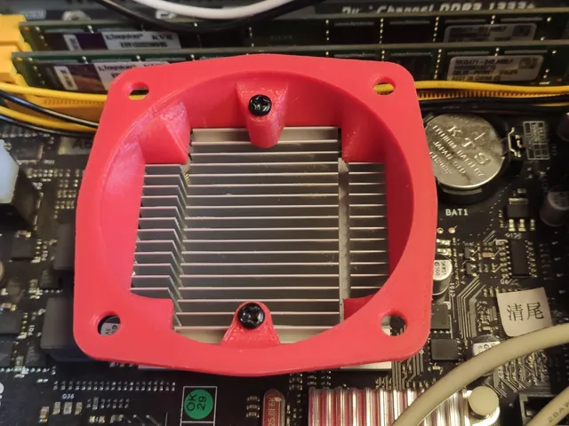 60mm fan on square 50mm cooler