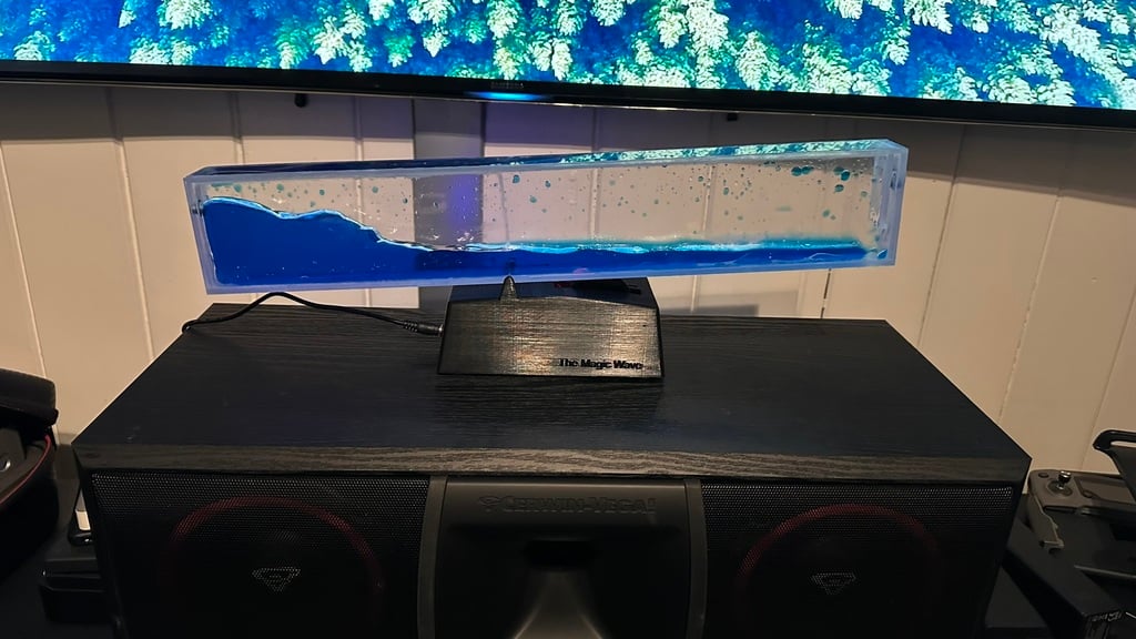Wave motion machine base grid powered