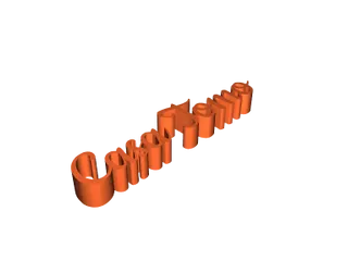 My Customized Text by ceciui | Download free STL model | Printables.com
