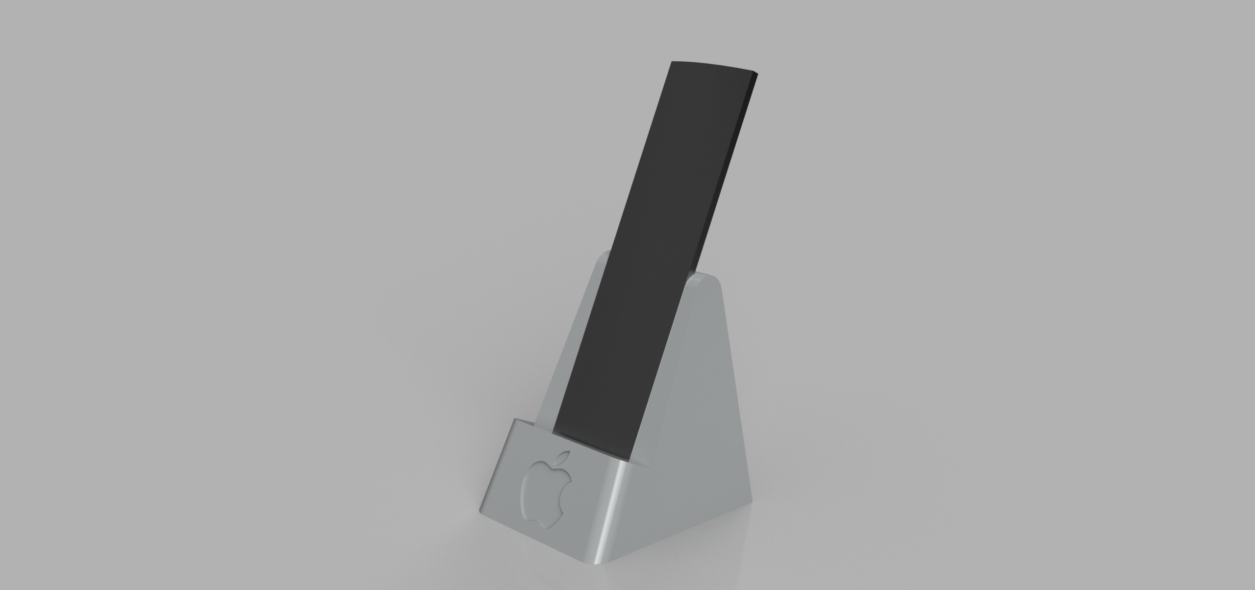 Apple TV remote holder by GerryPB Download free STL model