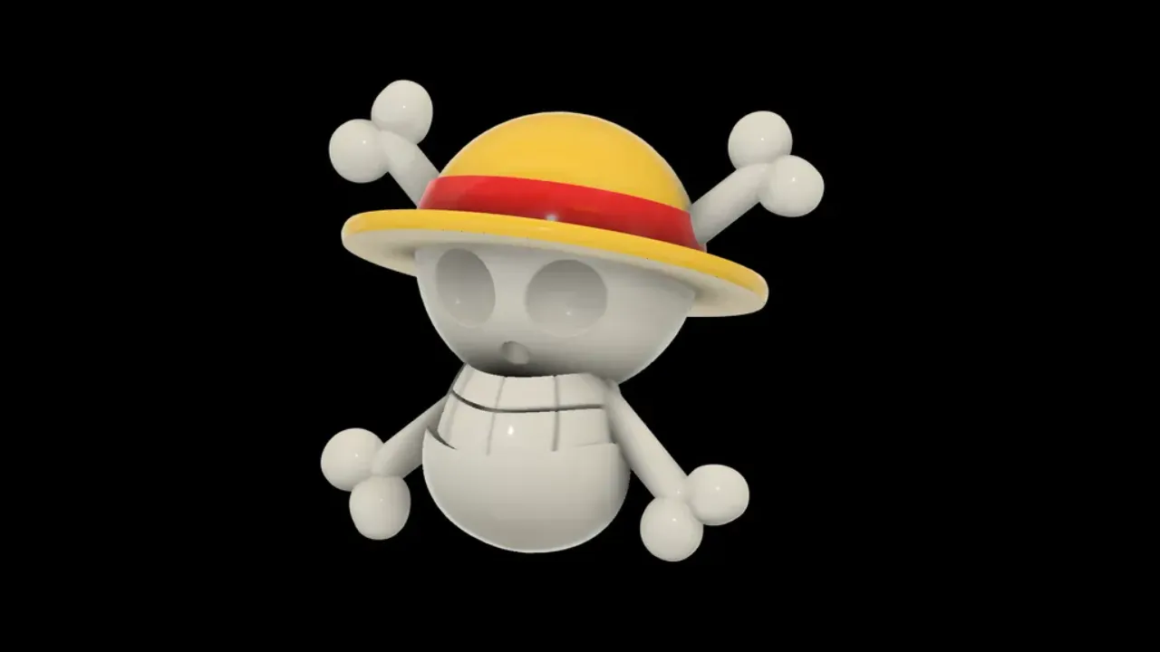 One Piece Jolly Roger (ワンピース) by Jangy | Download free STL