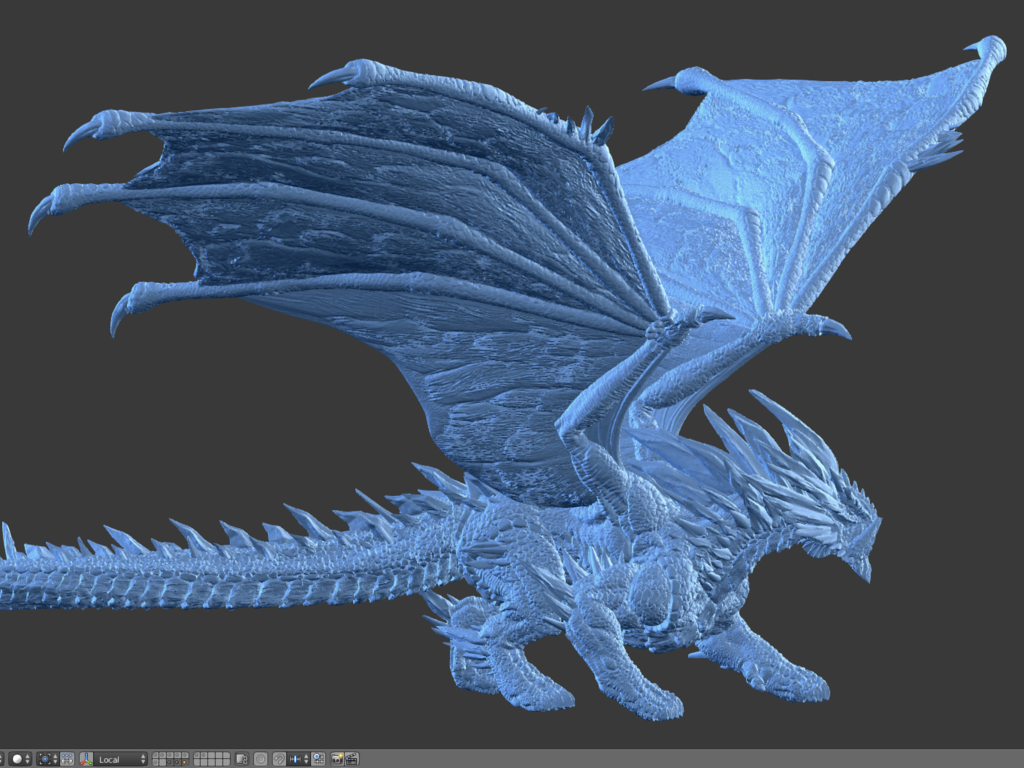 Ice Dragon Beokros / Bugeikloth HD (from Vindictus / Mabinogi Heroes ...