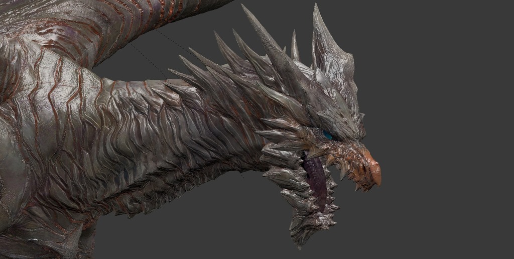 Mhw: Kushala Daora Head (updated) By Pittrbm 