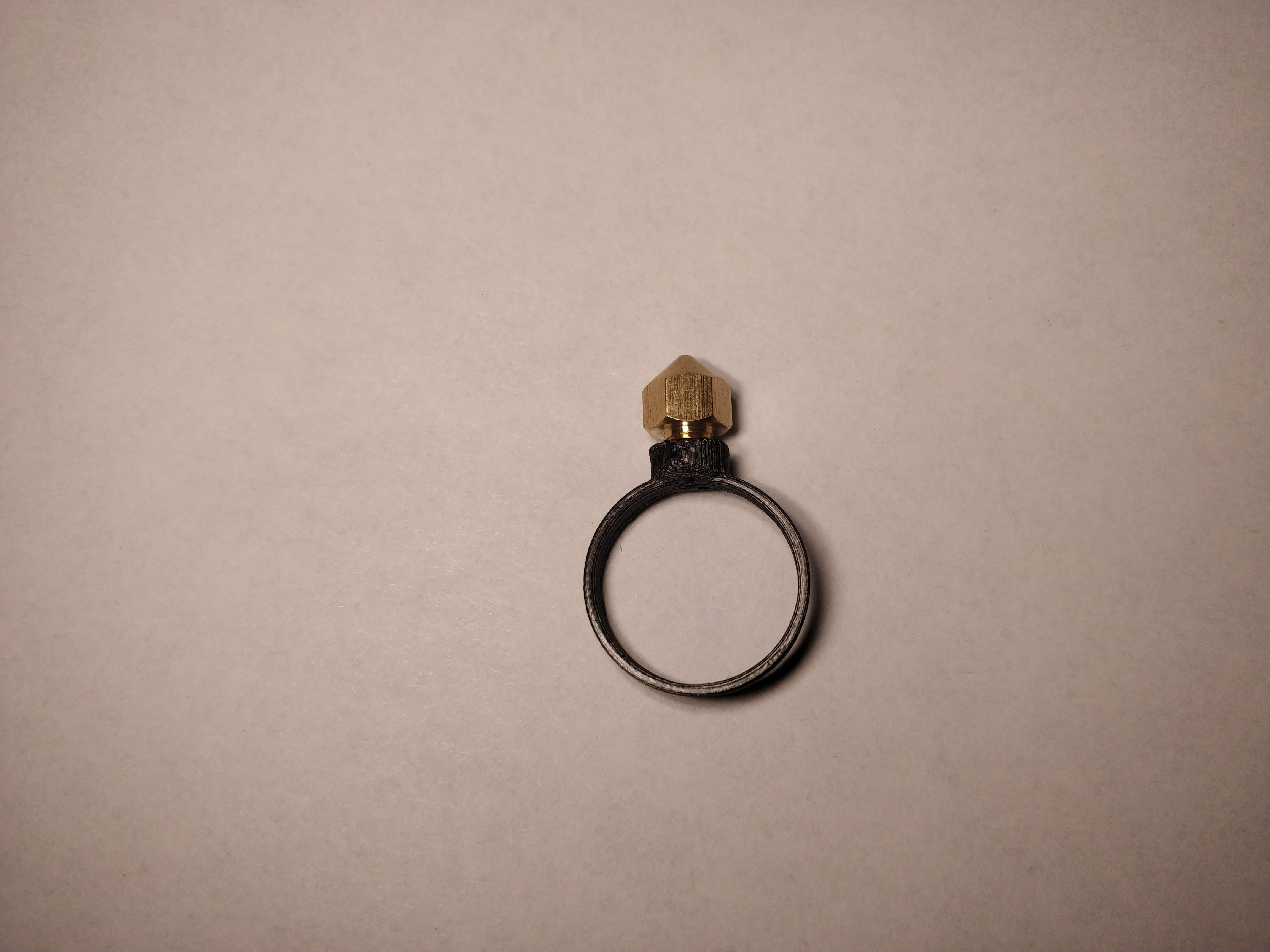 Miniatura 2 do modelo 3D Nozzle Diamond Ring
