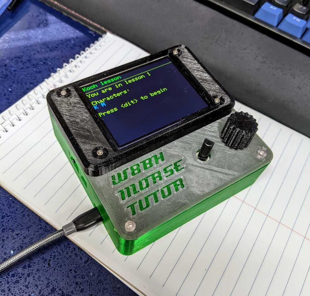 Housing for W8BH Morse Tutor esp32