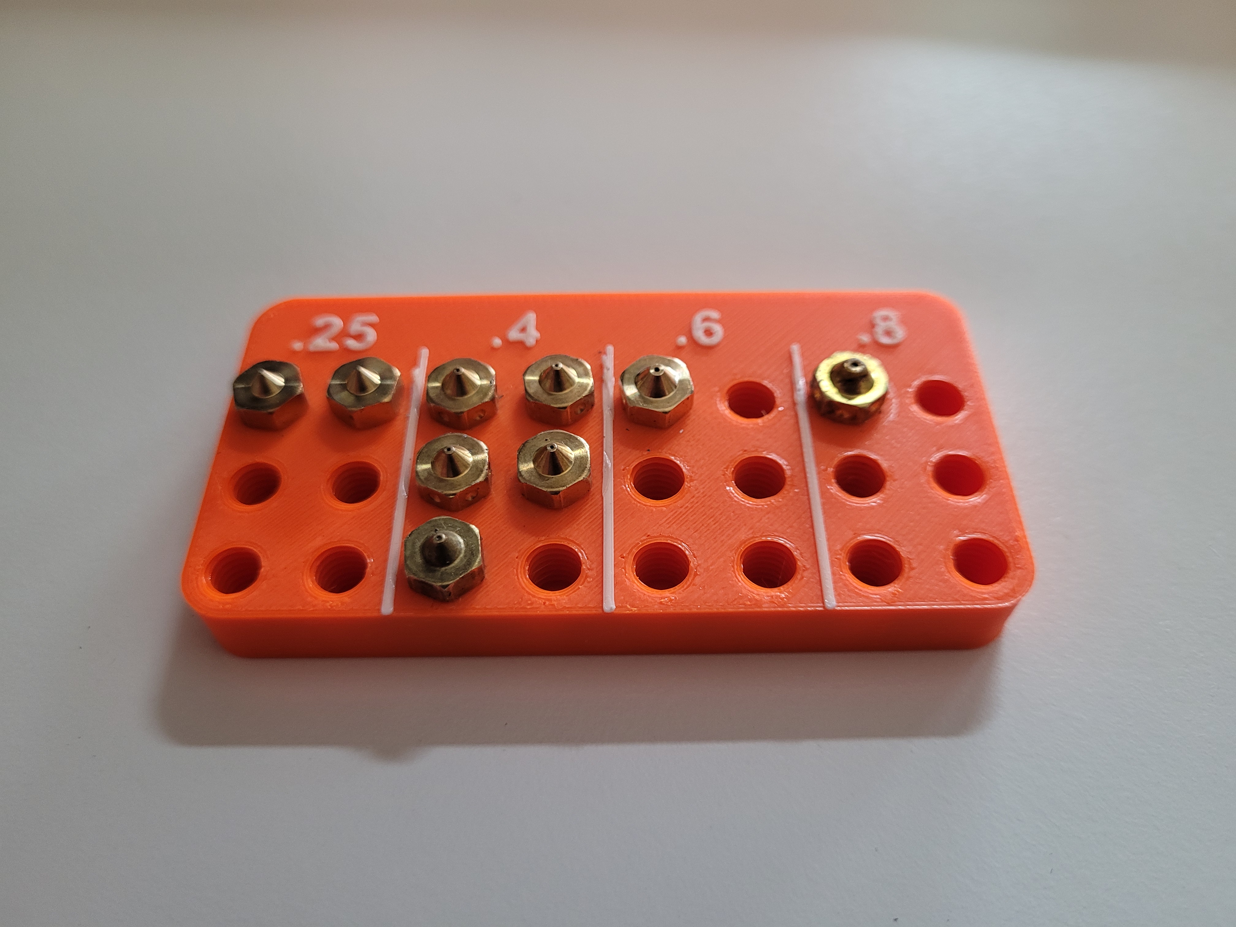 Simple nozzle block