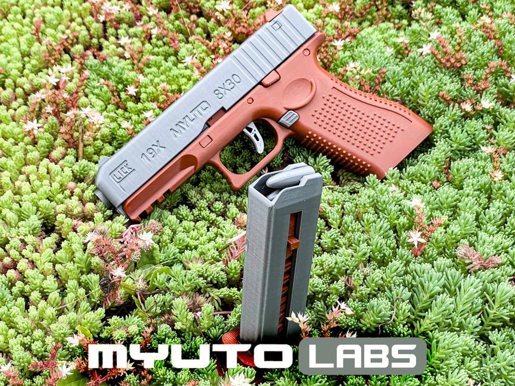Flick 19X With MODS! - A shooting toy pistol. Fully open-source (CAD file Included)