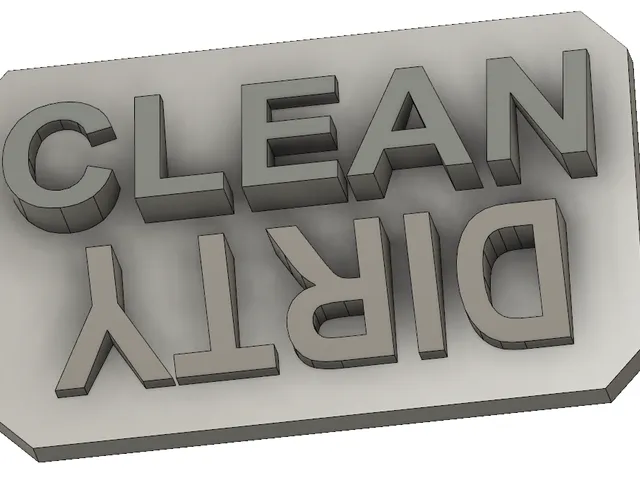 Dishwasher Clean/Dirty Sign