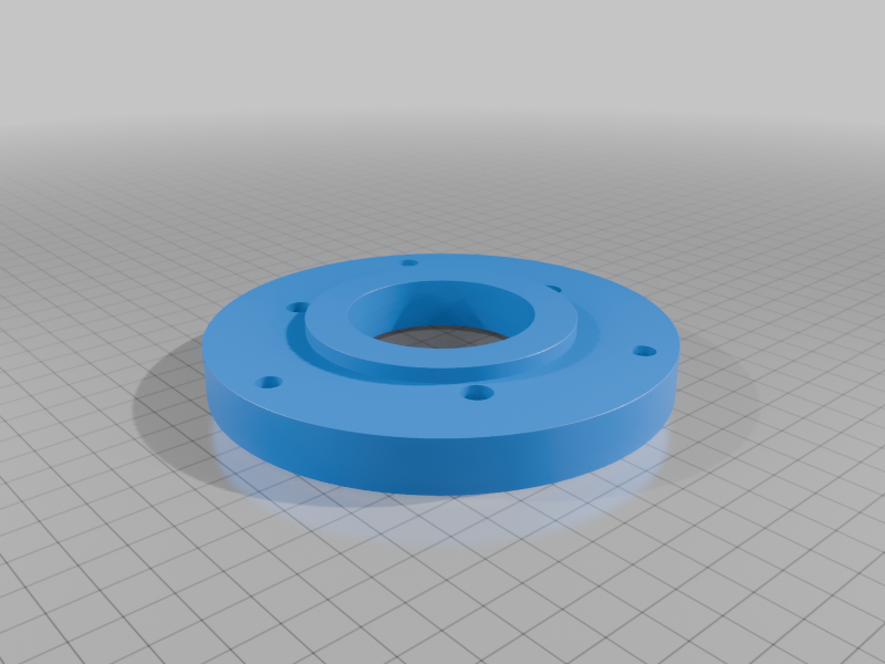 Parametric Lathe Faceplate Adapter 72mm-125mm