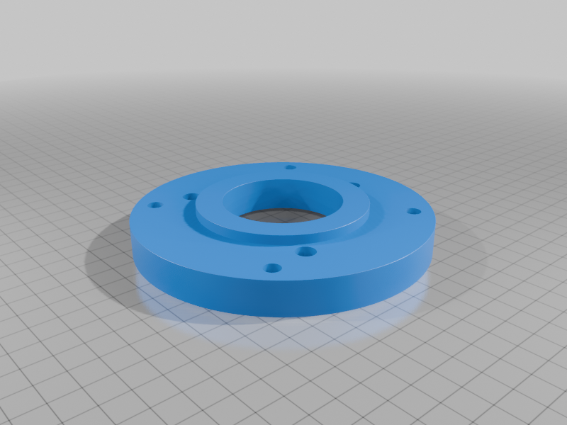 Parametric Lathe Faceplate Adapter 72mm-125mm